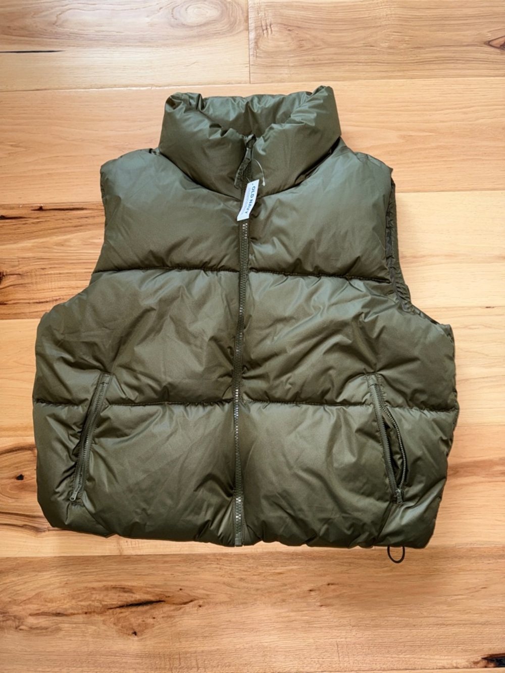 Old Navy Olive Green Puffer Vest